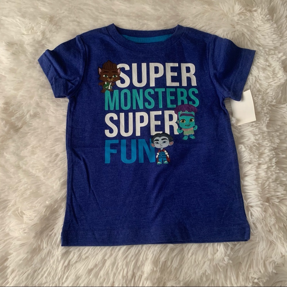 Super Monsters blue halloween shirt